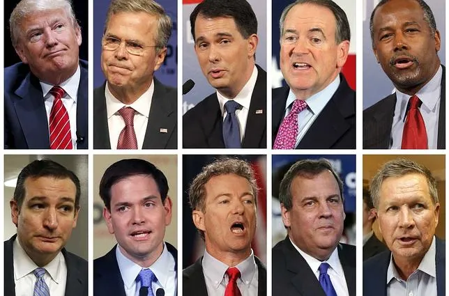 Los diez candidatos republicanos que se verán las caras esta noche en Fox