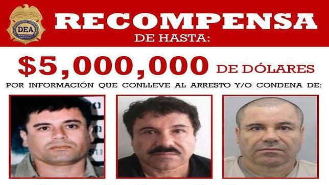 EE.UU. ofrece 5 millones de dólares a aquellos que ofrezcan información sobre «El Chapo»