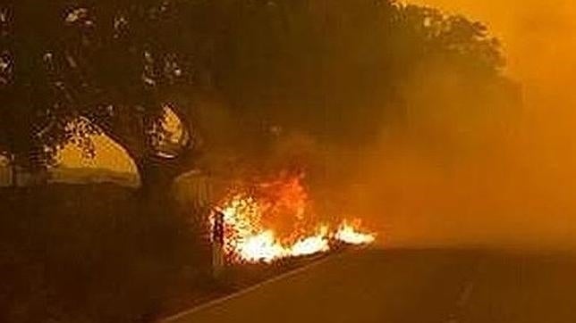 «Pensábamos que el fuego no iba a llegar, pero a las dos de la madrugada nos caía ceniza y humo»