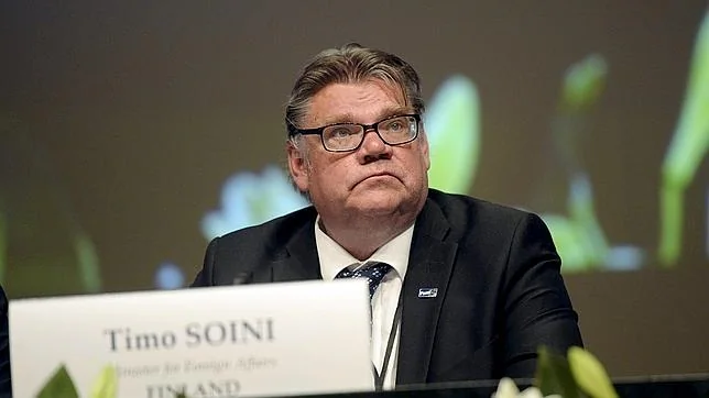 El ministro de Exteriores finés, Timo Soini