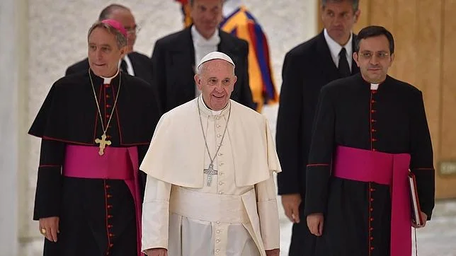 El Papa antes de mantener un encuentro en el Aula Pablo VI del Vaticano el pasado día 7 de agosto