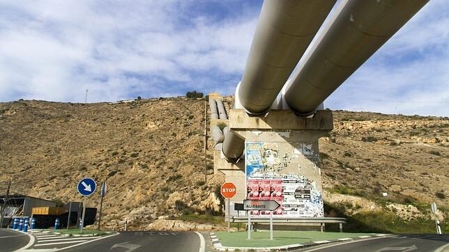 Conducciones del trasvase Tajo-Segura en Alicante