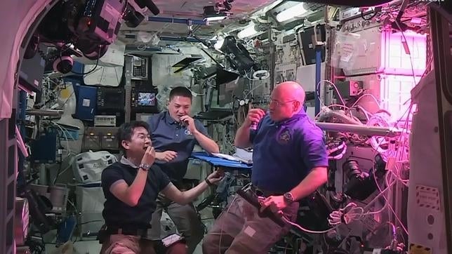 Astronautas comen por primera vez lechugas cultivadas en la Estación Espacial Internacional