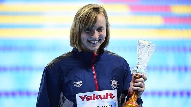 Katie Ledecky: «No creo que sea realista pensar en los ocho oros de Phelps»