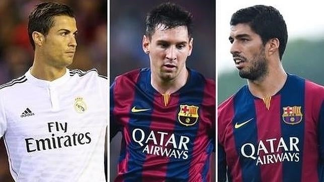 Messi, Suárez y Cristiano Ronaldo, los tres finalistas al Mejor Jugador de la UEFA