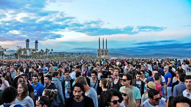 Fiesta al aire libre, en el Fórum