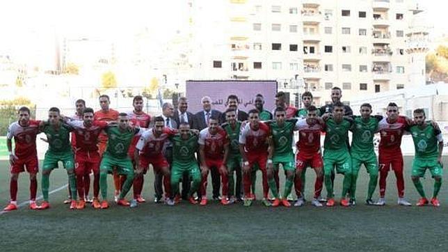 El fútbol une durante noventa minutos a Gaza y Cisjordania