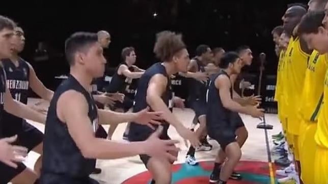 La «haka» más espectacular de los Tall Blacks sobre el parqué