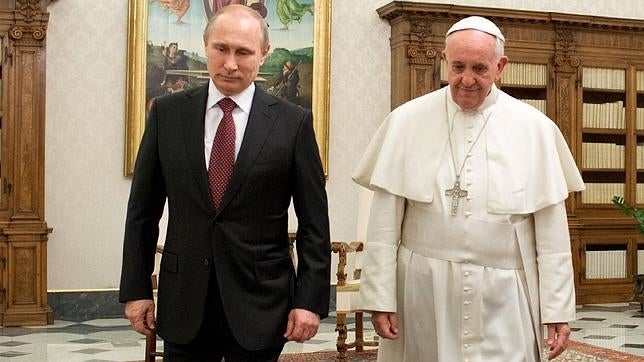 Vladimir Putin y el Papa Francisco