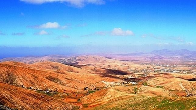 Imagen del Parque Rural de Betancuria, Fuerteventura, donde la mujer construyó su vivienda