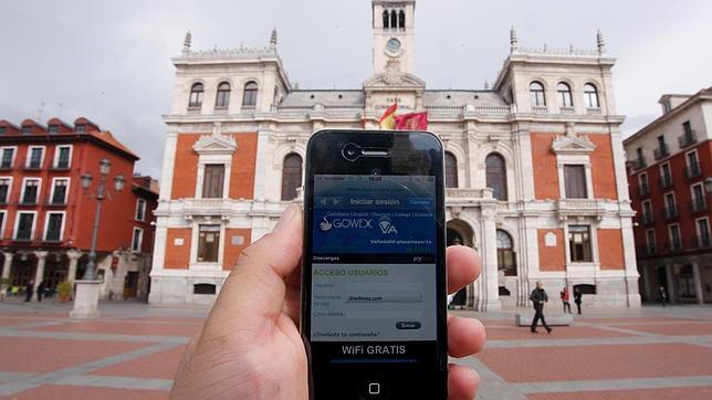 Implantación del wifi gratuito en plazas de Valladolid