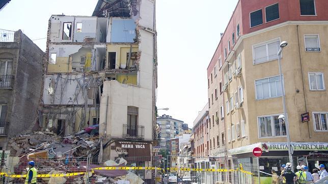 El edificio de Tetuán cayó por un pilar «agotado»