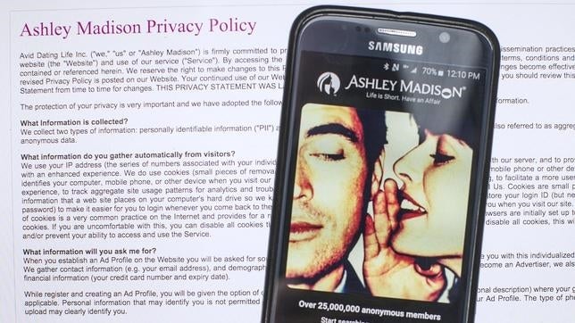 Más de 500 solicitudes españolas para borrar datos de internet tras el escándalo Ashley Madison