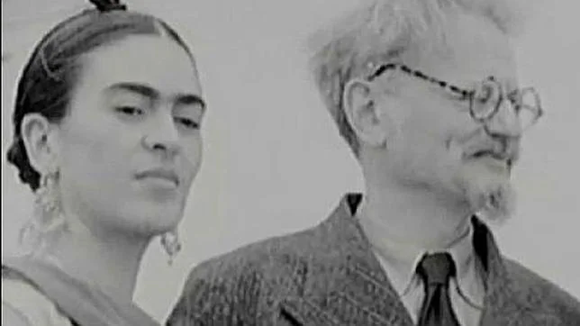 Frida Kahlo y León Trotsky