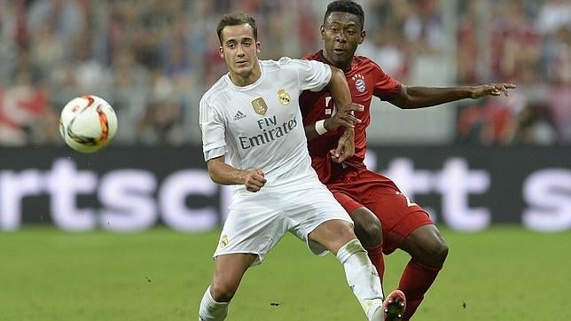 Lucas Vázquez, en un partido de pretemporada