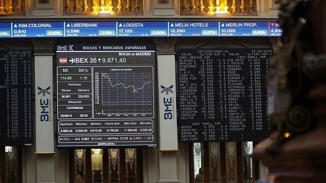 El Ibex 35 cae finalmente un 1,29% en una jornada marcada por la volatilidad