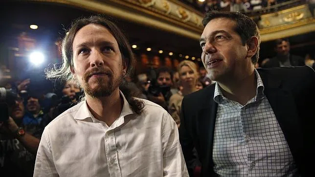 Pablo Iglesias y Alexis Tsipras