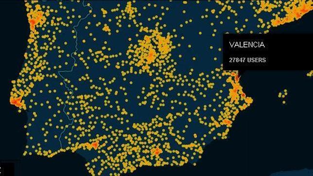 El mapa de la «infidelidad» en la Comunidad Valenciana