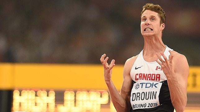 El canadiense Derek Drouin, campeón del mundo de salto de altura