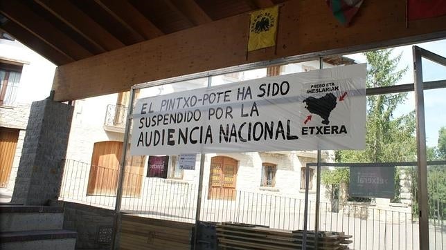 Suspenden el «pintxo-pote» prohibido por la Audiencia Nacional en Arazuri (Navarra)