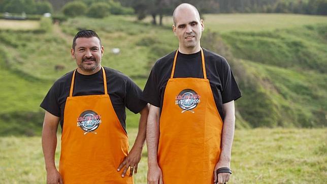 Los concursantes de «Cocineros al volante», este martes en el Mercado de San Agustín