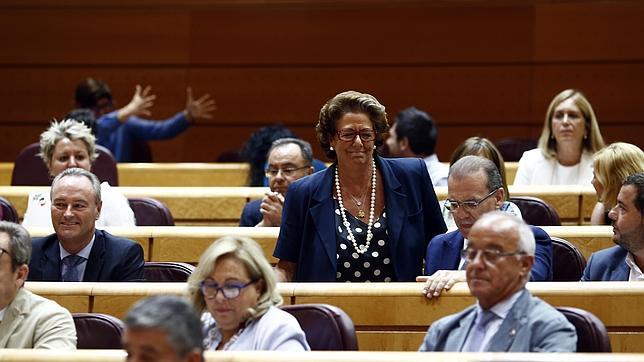 Rita Barberá debuta en el Senado: «Mi experiencia política es necesaria»