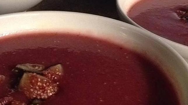 Uno de sus ricos gazpachos