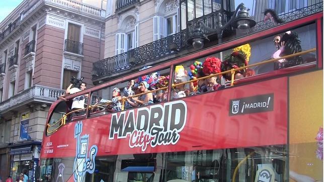 Priscilla recorre las calles de Madrid