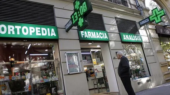 Imagen de una farmacia en la ciudad de Valencia