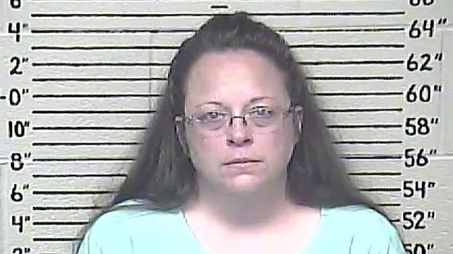 Kim Davis en el centro de detención de Kentucky