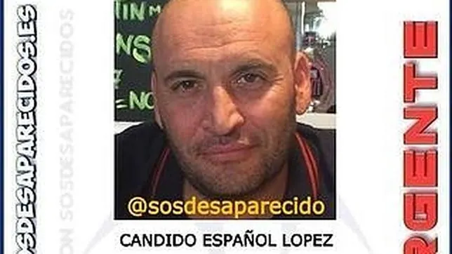 Cartel difundido de Cándido Español López