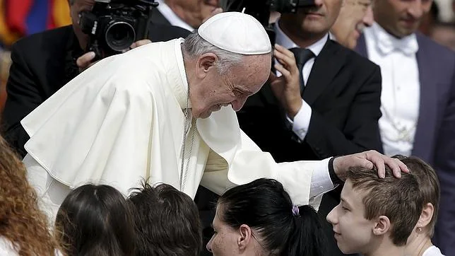 El Papa Francisco durante su encuentro con los peregrinos