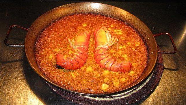 El famoso arroz con bogavante de Zal Gorda