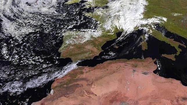 Imagen tomada por el satélite Meteosat para la Agencia Estatal de Meteorología