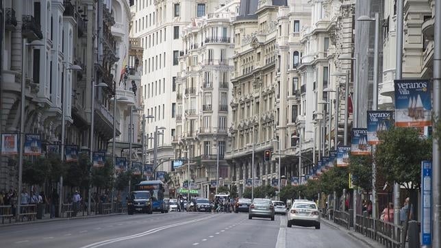 Gran Vía cierra al tráfico mañana entre Hortaleza y San Bernardo