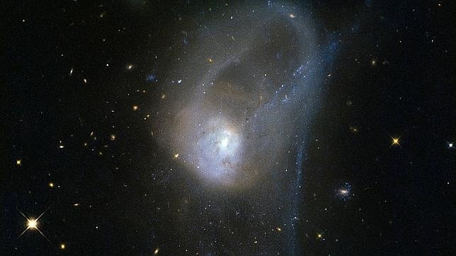 «Hubble» capta la fusión de dos galaxias como nunca