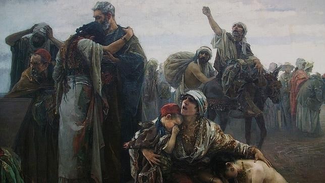 «La expulsión de los moriscos» (1894), de Gabriel Puig Roda.