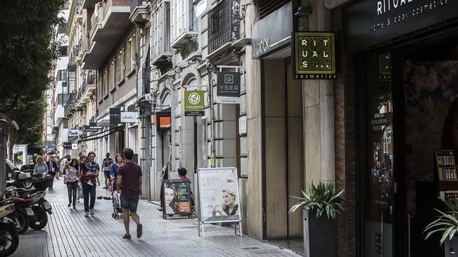 Calle Colón, en Valencia
