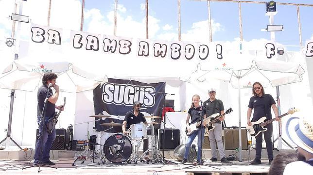 Actuación del grupo Sugus en la edición de 2014