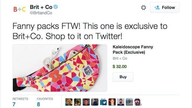 Twitter crea el botón de «Comprar» en los tuits para impulsar el «e-commerce»