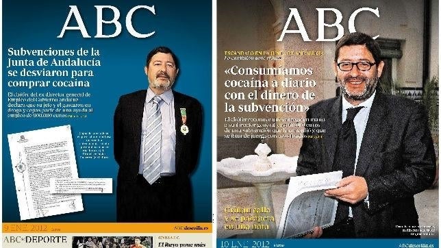 El chófer de la cocaína y las portadas de ABC