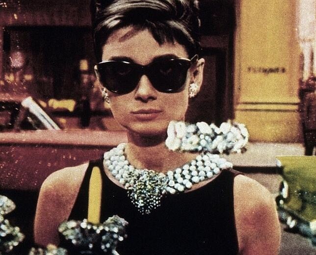 La actriz Audrey Hepburn en «Desayuno con diamantes»