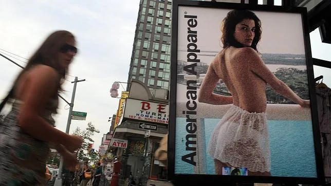 Imagen de una de sus campañas en las calles del Soho neoyorquino