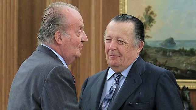 El Rey Juan Carlos junto con el Infante Don Carlos