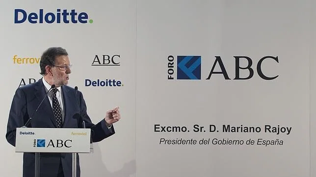 Mariano Rajoy, en el Foro ABC: «Las elecciones se ganan con moderación y competencia»