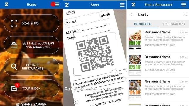 Zapper: una «app» para pagar con código QR