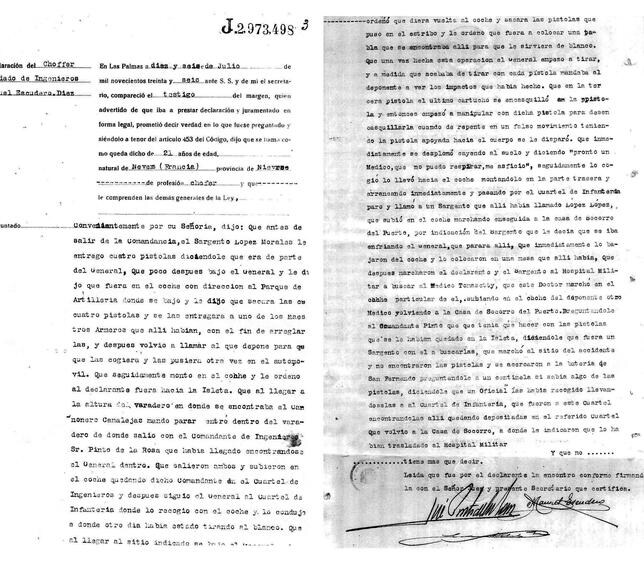 Los documentos estaban en un archivo de las clases pasivas del Ejército en Madrid