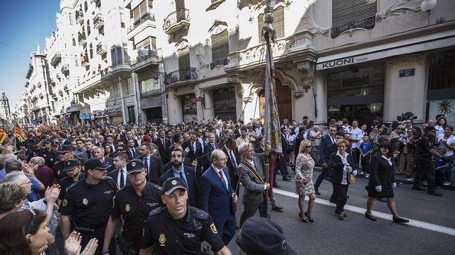 Ribó «blinda» la procesión cívica del 9 d'Octubre ante el temor de incidentes