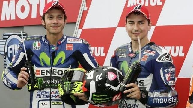 Malestar de Jorge Lorenzo con el «copión» Rossi