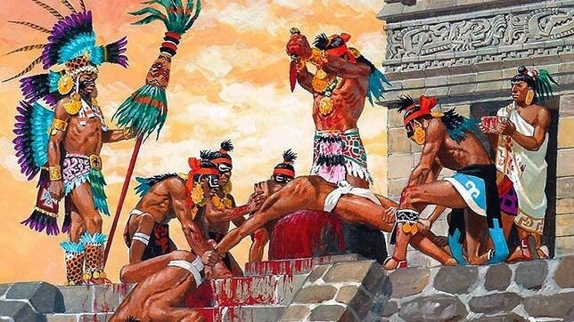 Los presos fueron hervidos vivos y su carne fue comida por los aztecas